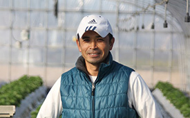 人を呼ぶ、まじめないちご