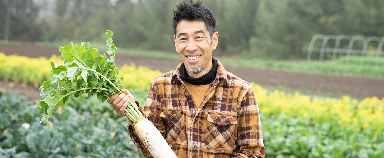 家族の笑顔が見られる農家を目指す